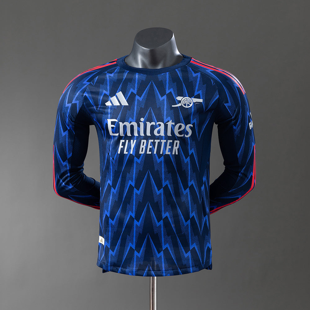 Arsenal 25/26 Away Player Version Long Sleeve Jersey
