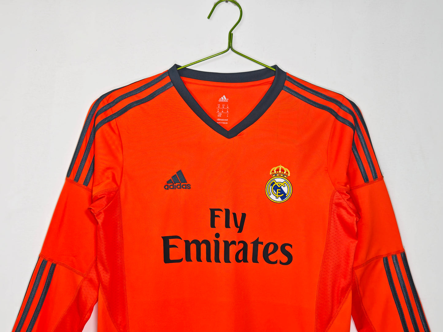 Long-sleeved: 2013/14 Season Real Madrid Second Away Orange