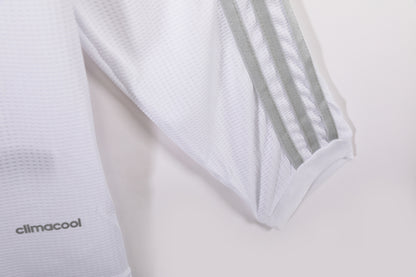 Long-sleeved: 2015/16 Real Madrid Home Jersey