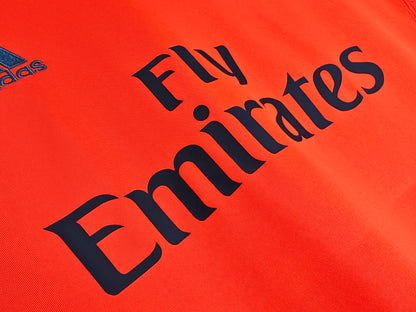 Long-sleeved: 2013/14 Season Real Madrid Second Away Orange