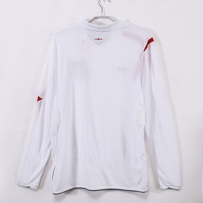 Long-sleeved: 2006 Season England Home Retro