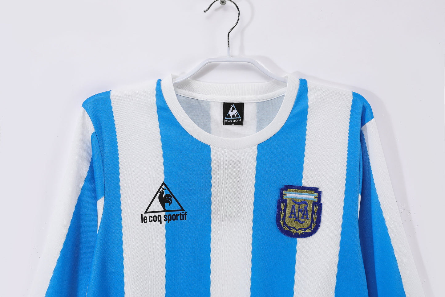 Long-sleeved jersey: 1986 season Argentina home kit