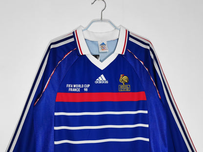 Long-sleeved jersey: 1998 season France home retro