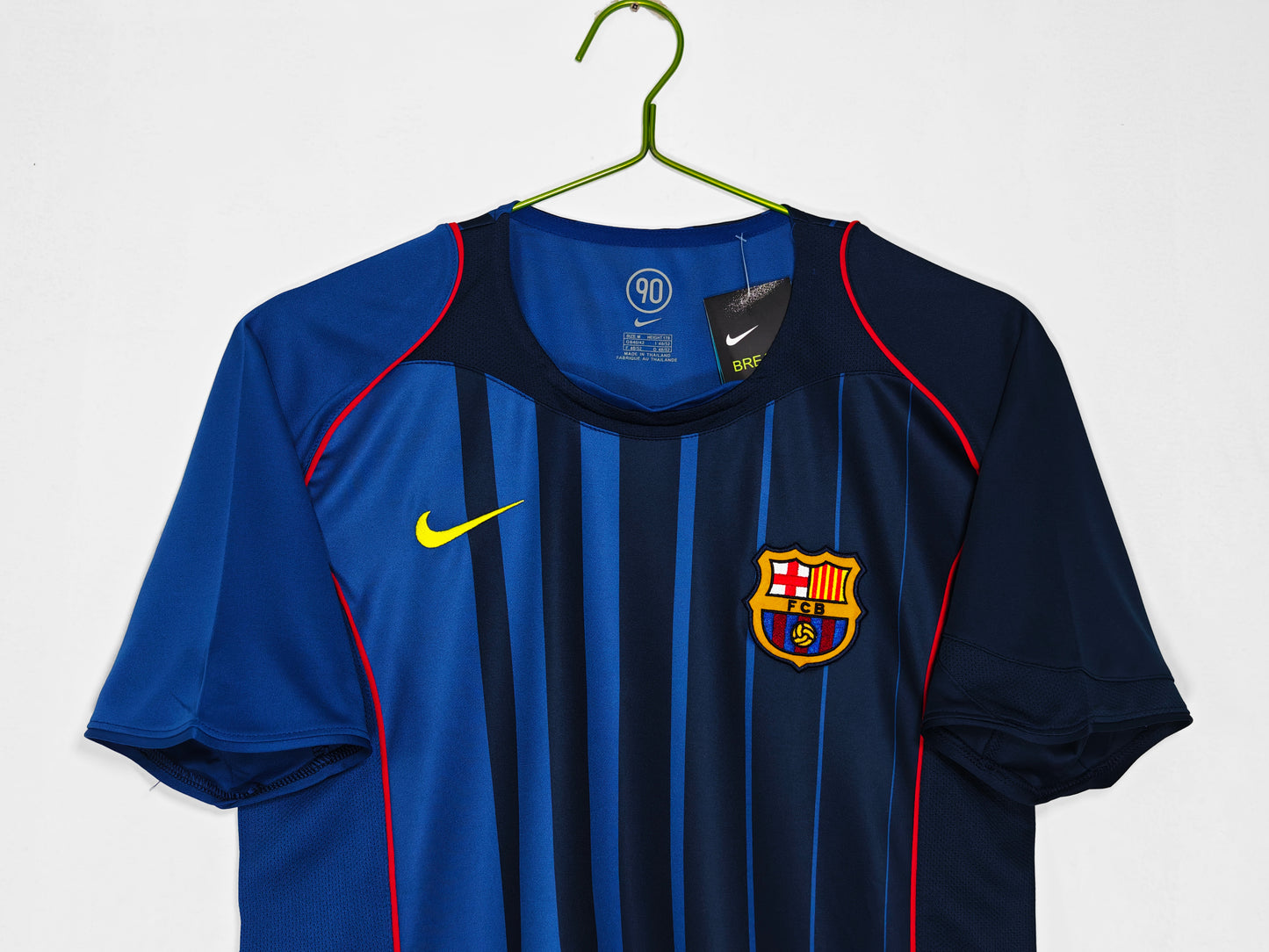 2004/05 Season Barcelona Away Kit: Royal Blue