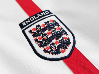 Long-sleeved: 2002 Season England Home Retro