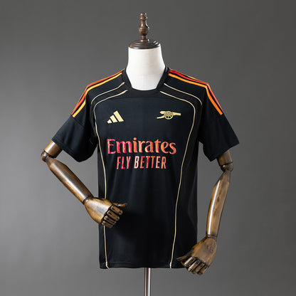 Arsenal 25/26 Retro-style collaboration - Black Jersey