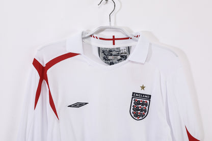 Long-sleeved: 2006 Season England Home Retro