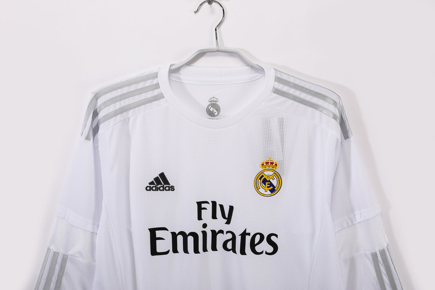 Long-sleeved: 2015/16 Real Madrid Home Jersey