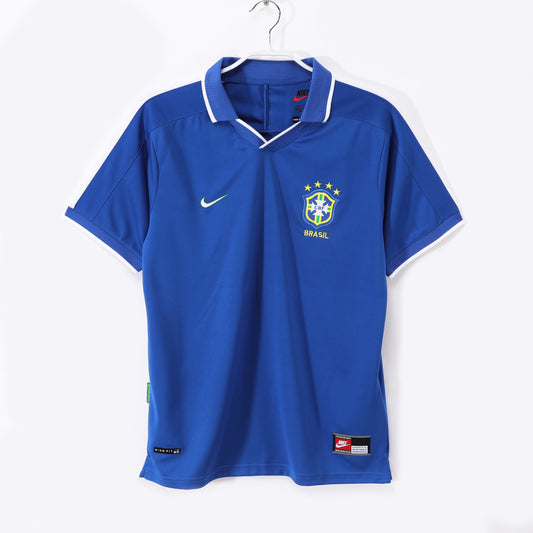 1997 Season Brazil Away Blue Retro