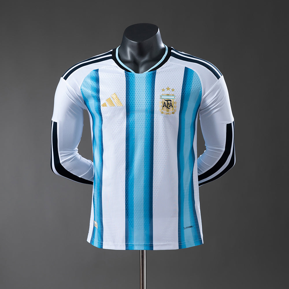 Argentina 2026 Home Long-Sleeve Player Version Jersey