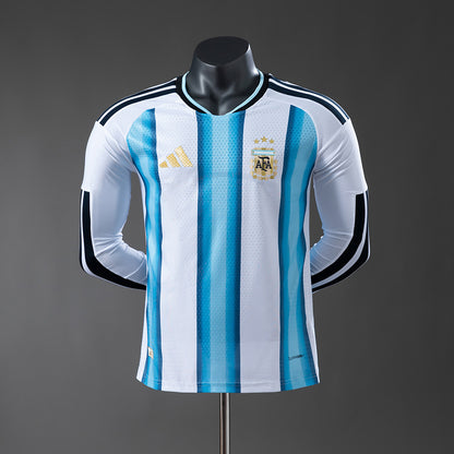 Argentina 2026 Home Long-Sleeve Player Version Jersey