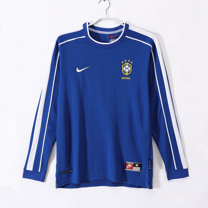 Long-sleeved jersey: 1998 Season Brazil Away Retro
