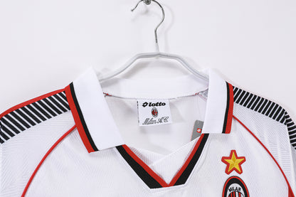 1997/98 Season AC Milan Away Kit White