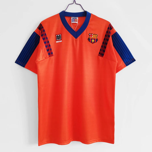 1991/92 Season Barcelona Away Orange