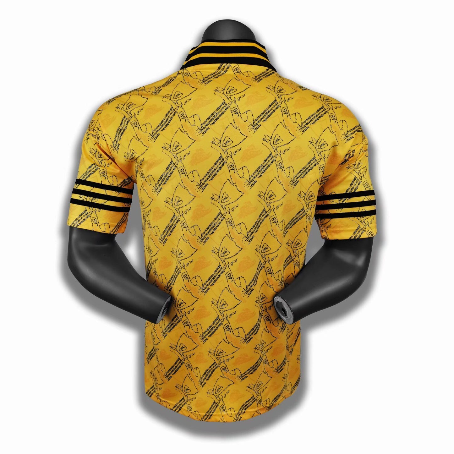 1994/96 Season Liverpool Away Kit Yellow